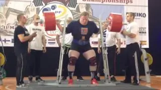 Carl Yngvar Christensen 485kg / 1070lbs squat WORLD RECORD !!