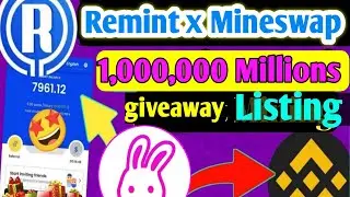 🔥 Remint x Mineswap Giveaway 1,000,000M Remint Tokens Remint launches Mineswap platform