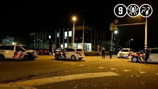 Amstelveen: Relschoppers bekogelen politie met stenen