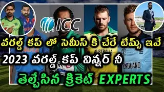 Cricket World Cup 2023: Semifinal Showdown - Expert Predictions and Analysis | Opinions Predictions