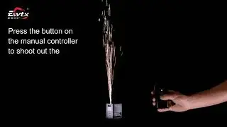A quick demo of how to use a cold spark machine
