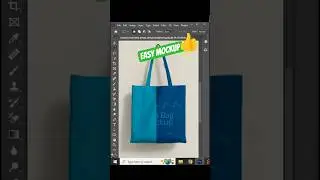 Photoshop tutorial 2026 : How to create Bag Mockup in Adobe Photoshop #shorts #photoshop