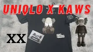 KAWS X UNIQLO TOKYO FIRST TEE (JAPANESE SIZING) DARK GREY 2021