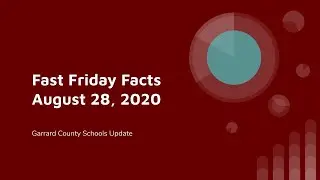 Fast Friday Fact August 28 2020 1