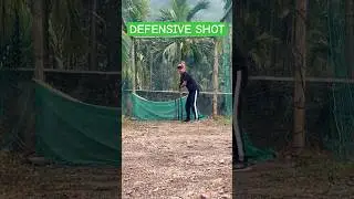 Defensive Shot #shorts #trending #cricket