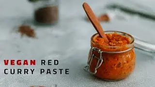 Vegan Thai Red Curry Paste | Red Curry Paste [ASMR]