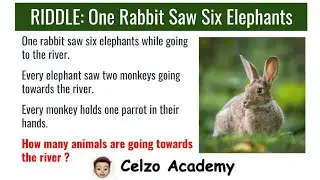 IQ Test: Battle of Math and English - Math Riddle (One Rabbit Saw Six Elephants)
