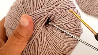 Unique STITCH! Free round crochet pattern for beginners