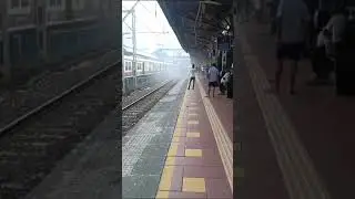 virar fast train fire incident at borivali station today 23/07/23 -2.50pm