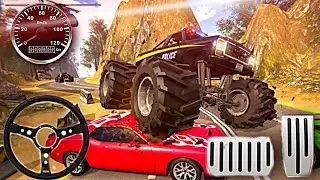 Us Police Monster Truck Gangster Car Chase Game #01 - Android Gameplay