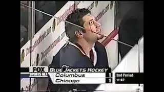 Bob Probert fights Jody Shelley 3 times in one game 2002/1/10