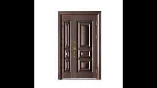 New design luxury steel door