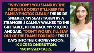 At My Brother&rsquo;s Wedding, the Bride Sat Me by the Kitchen Doors&mdash;So I Took Back My $10,000 and Left