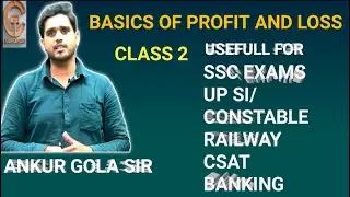 Profit and loss for SSC/ RAILWAY/UP SI ,CONSTABLE/TET/NEW PATTERN #maths #exam /competition