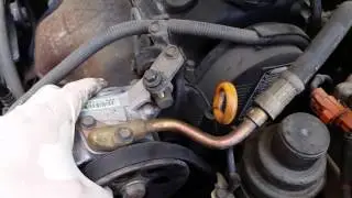 Older Honda power steering belt replacement