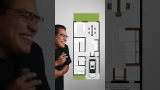 Dise&ntilde;o de casa peque&ntilde;a 6 x 15