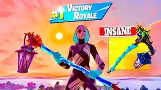Fortnite Tricksy Skin Gameplay with Cold Snap Pickaxe | Best Skin Combos