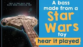 The Imperial March played on a bass guitar 
