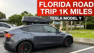 Поездка на Tesla Model Y длиной 1000 миль во Флориду в мае 2022 года