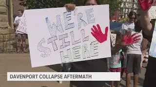 Community speaking out at first city council meeting since Davenport collapse