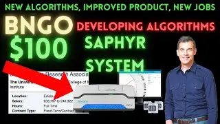 NEW BNGO Jobs! Algorithms for Saphyr? BNGO stock news, BNGO stock updates, Bionano genomics stock