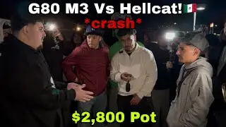 Hellcat против G80 M3! Горшок за 2800 долларов #BMW #M3 #Hellcat