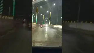 evening ride over Sarabhati bridge.