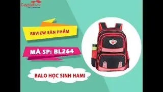 Balo học sinh tiểu học | Balo học sinh cấp 1 gi&aacute; rẻ | Balo chống g&ugrave; lưng | BL264 - CAPTOT.VN
