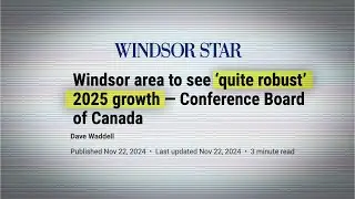 Windsor Ontario to BOOM in 2025