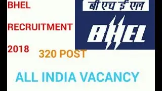 BHEL RECRUITMENT 2018