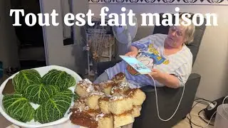 G&acirc;teaux coco 🥥, choux farcis 🥬 et retour de courses Leclerc 🛒