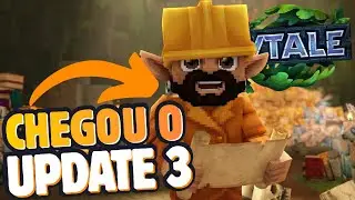 LANÇOU O NOVO UPDATE 3 do HYTALE e TA MUITO MELHOR DO QUE O ESPERADO!!! Hytale