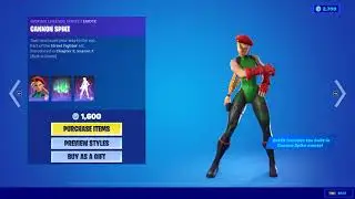 Cannon Spike - Cammy Built In Emote
