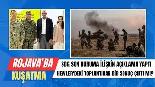 Kobani'de kuşatma, Hewler'de toplantı, SDG'den açıklama