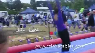 Inflatable air track mat video show!