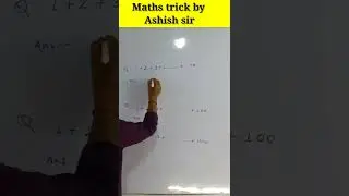 1+2+3+....+1000=?|| number system धमाकेदार math trick , solve ,#shorts #mathstrickbyashishsir