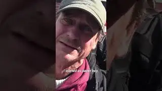 Emotional story of a homeless man sharing how he lost everything, including his service dog