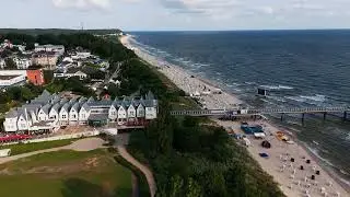 Ahlbeck | K&ouml;lpinsee | Koserow | Baltic Sea | Germany | cinematic drone footage | 4K |