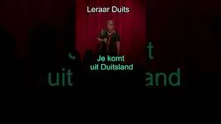 Duitse leraar in de zaal