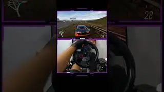 Bugatti Veyron | Forza Horizon 5 #shorts #steeringwheel #bugattiveyron