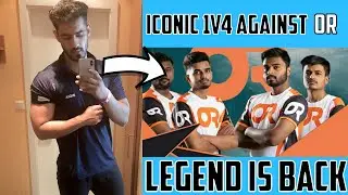 Iconic 1v4 against team OR 🔥 iconic 1v4 against orange rock