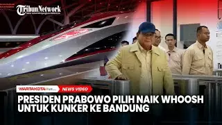 Presiden Prabowo Pilih Naik Whoosh Untuk Kunker ke Bandung, Ditemani Seskab Teddy
