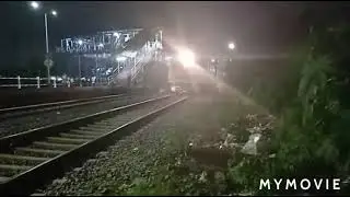 Up Howrah Barddhaman Staff Special Arriving At Bally Station Via Chord Line