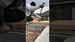 Real Craftsmanship: Wooden Roof Built by Hand #construction #craftsmanship #diy #asmr