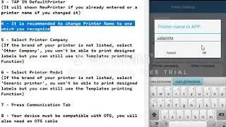 Bugallo Label Editor - USB Printing