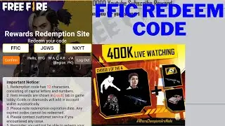 FFIC REDEEM CODES FREE FIRE || 17 October 2021 || Garena Free Fire || Rewards Redemption Site