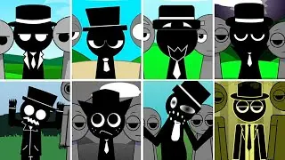 Incredibox - Sprunki ALL MR.BLACK HAT in Random Different Mods.Episode 27