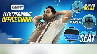 BEST OFFICE CHAIR for Back Pain? ⚡ The Sleep Company SmartGRID Chair Review (Office & Gaming) 🔥