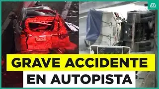Grave accidente de tránsito en autopista General Velásquez: hay seis lesionados