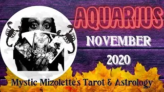 Aquarius ♒️ November 2020 - Make the necessary changes in Career. You are undecided, release Ur EX!